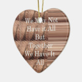 Laat het allemaal Giraffe Safari Hakuna Matata zo Keramisch Ornament (Links)