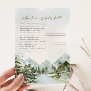 Laat het Avontuur Begin Baby Shower Wie Weet Spel