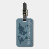 Laat het avontuur beginnen bagagelabel (Voorkant verticaal)