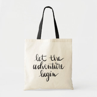 Laat het Avontuur Beginnen Bruids Cadeau Tote Bag