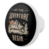 Laat het avontuur beginnen keramische knop (Rechts)