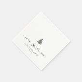 Laat het avontuur beginnen Mountain Wedding Servet (Hoek)