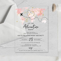 "Laat het avontuur beginnen!" Travel Map Baby show