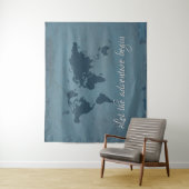 Laat het avontuur beginnen wandkleed (In situ)