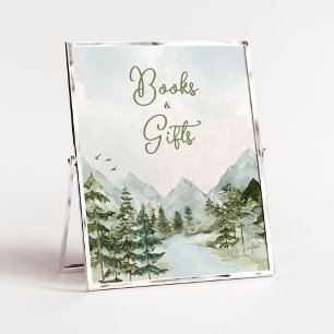 Laat het avontuur beginnen Woodland boeken en gesc Poster