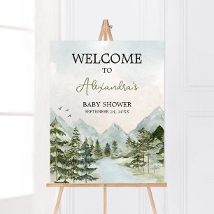 Laat het avontuur beginnen Woodland Welkom Poster