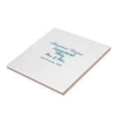 laat het avontuur begint verlovingsfeest naam da tegeltje (Zijkant)