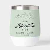 Laat het avontuur met groene weddenschap beginnen (Achterkant)