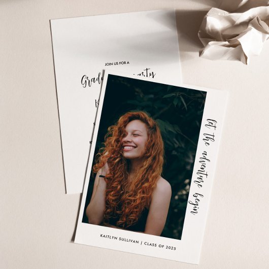 Laat het avontuur script Casual beginnen | Afstude Aankondiging