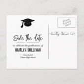 Laat het avontuur script Casual beginnen | Afstude Aankondigingskaart (Achterkant)