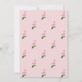 Laat het Baby shower van Tropische Roze Flamingo F Kaart (Achterkant)