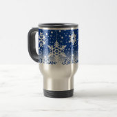 Laat het blauw sneeuwen - mok (Voorkant links)