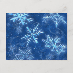 Laat het Briefkaart sneeuwen
