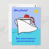 Laat het Briefkaart van de Douane van de Ruis (Voorkant / Achterkant)