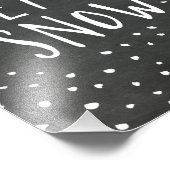 Laat het Chalkboard Holiday Art afdrukken Foto Afdruk (Hoek)