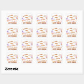 Laat het Christelijke Halloween-Stickers schijnen Vierkante Sticker (Vel)