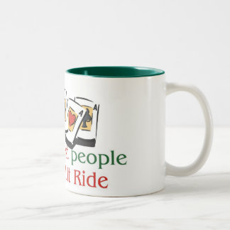 Laat het de twee toonaangevende mok van Ride Lover