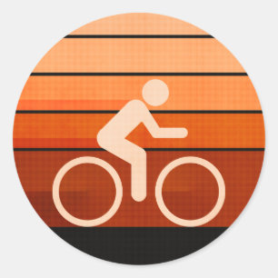 Laat het draaien ronde sticker