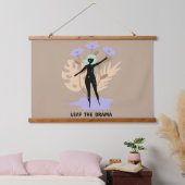 Laat het drama los hangend wandkleed (Slaapkamer)