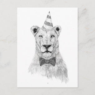 Laat het feest beginnen briefkaart