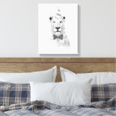 Laat het feest beginnen canvas afdruk (Insitu (Slaapkamer))