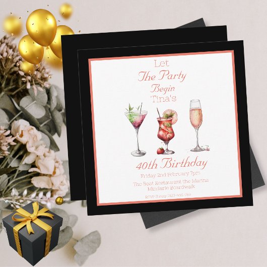 Laat het feest beginnen met de 40e verjaardag van 