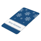 Laat het Flexi Magnet sneeuwen, blauw Magneet (Linkerzijde)