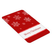 Laat het Flexi Magnet sneeuwen, rood Magneet (Rechterzijde)