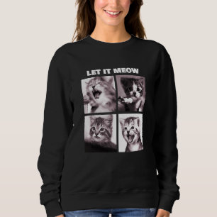 Laat het funny Cats Kitten Singing betekenen Trui