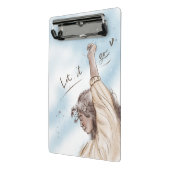 Laat het gaan Klembord S | Vrouw Blue Sky Mini Klembord (Angled2)