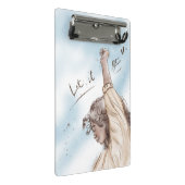 Laat het gaan Klembord S | Vrouw Blue Sky Mini Klembord (Schuin)