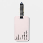 Laat het gebeuren bagagelabel (Achterkant verticaal)