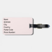 Laat het gebeuren bagagelabel (Achterkant horizontaal)