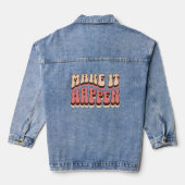 Laat het gebeuren denim jacket (Achterkant)