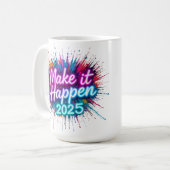 LAAT HET GEBEUREN IN NEON SCRIPT KOFFIEMOK (Voorkant links)