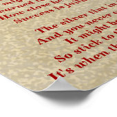 Laat het gedicht niet los poster (Hoek)