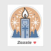 Laat het geloof helder schijnen sticker (Vel)