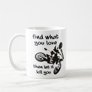 Laat het je doden Dirt Bike Motocross Mok