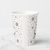 Laat het kerstkalligrafie sneeuwen | Papieren beke Bekers (Links)