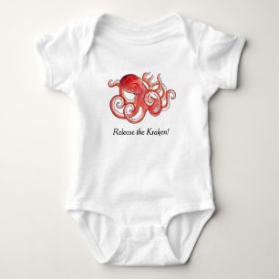Laat het kleine octopus-Baby Suit van de Kraken Cu Romper