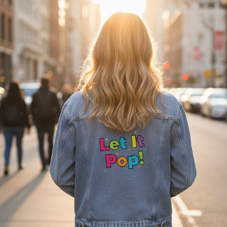 Laat het knallen! Spijkerjasje Denim Jacket
