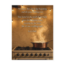 Laat het koken Keuken Langzame Dans Liefdesgedicht