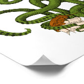 Laat het Kraken Funny-Poster vrij Poster (Hoek)