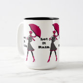 Laat het Lady Two Toned Mok worden (Voorkant links)