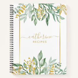 Laat het lege eigen kookboek recept verlaten om bi notitieboek
