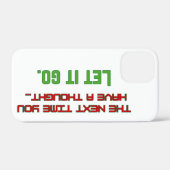 Laat het los. Case-Mate iPhone case (Achterkant (horizontaal))