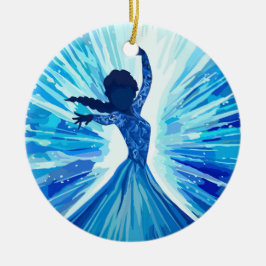 Laat het los keramisch ornament