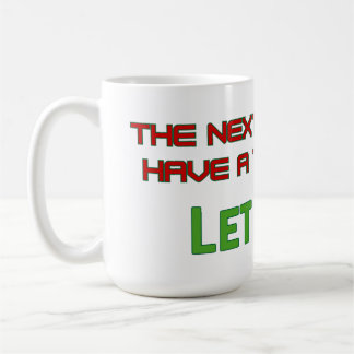 Laat het los. koffiemok
