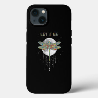 Laat het maan zijn en dragonfly Dream Catcher iPhone 13 Hoesje