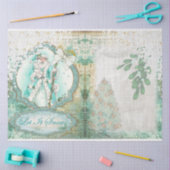 Laat het Ontwerp 1 van de Sneeuwreeks Tissuepapier (Craft)